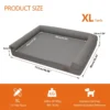 XL - 117x90x18cm