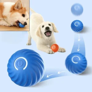 Smart Rolling Dog Ball – Self-Moving Chew Toy with USB Charging, Keeps Dogs Entertained