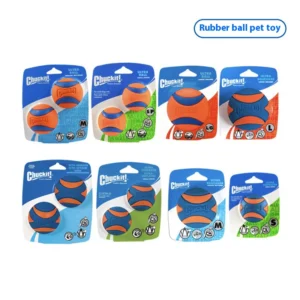 Squeaky Chew Toys for Dogs and Puppies, Pure Sound, Natural Non-Toxic Rubber, Outdoor Play, Suitable for Small and Large Dogs