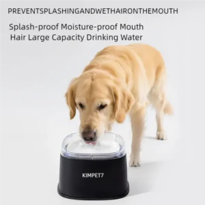 Spill Proof Water Bowl for Dogs Slow Drinking Bowl for Messy Drinkers 2000ml Large Capacity Pet Puppy Kitten Drinking Dispenser